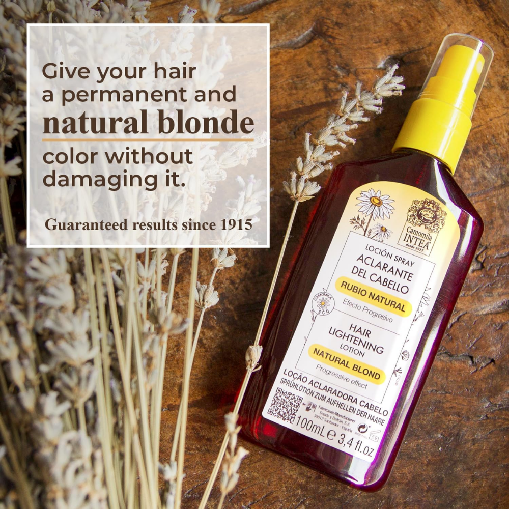 Natural Blonde Hair Lightening Lotion