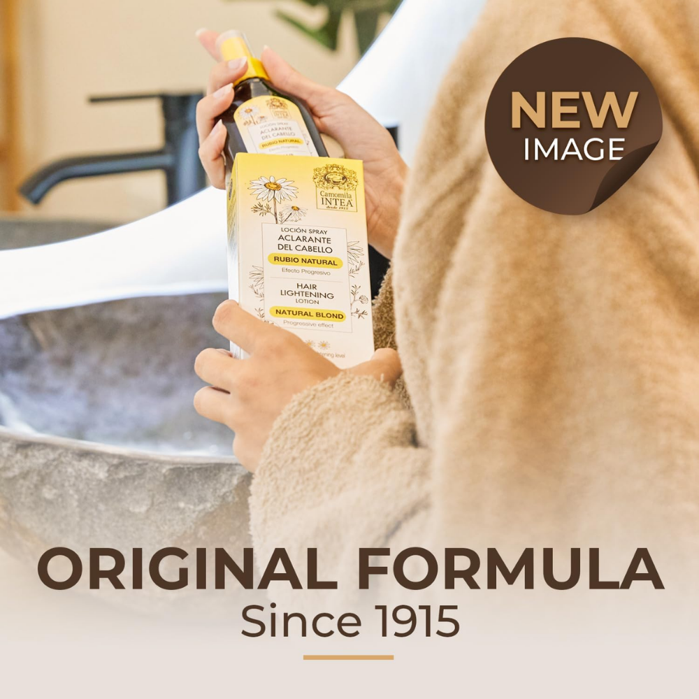 Natural Blonde Hair Lightening Lotion
